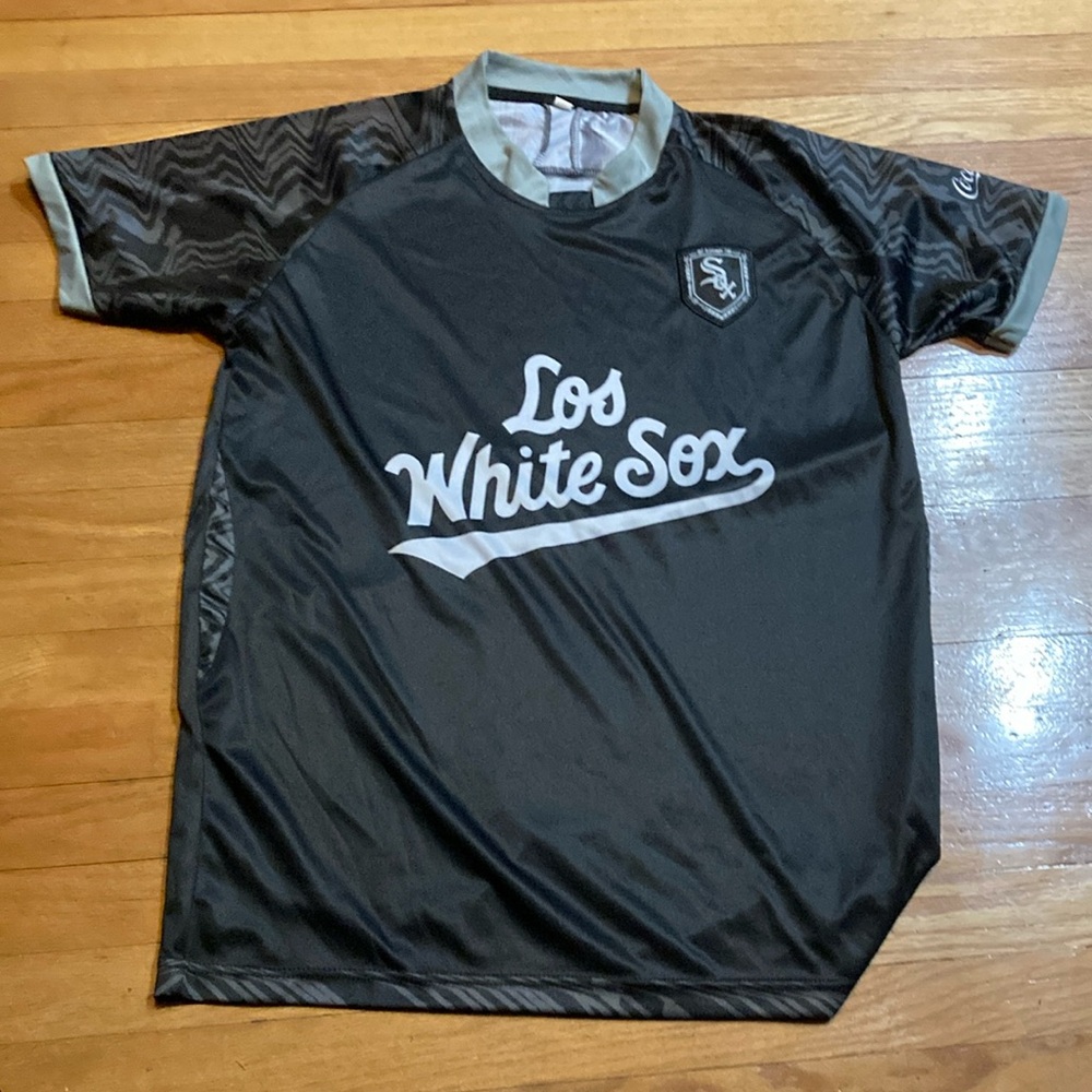 Chicago White Sox Los White Sox XL soccer theme polyester shirt